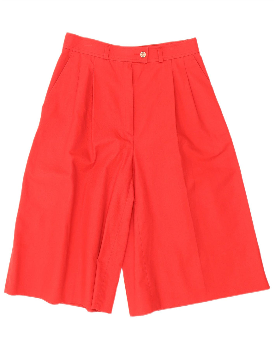 VINTAGE Damen-Bermudashorts mit Pegged, W26, L14, Rot