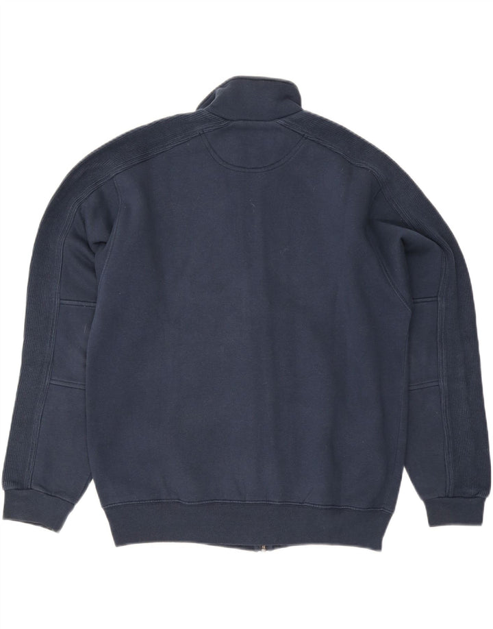 Champion Herren-Trainingsanzug-Oberteil aus mittelblauer, marineblauer Baumwolle