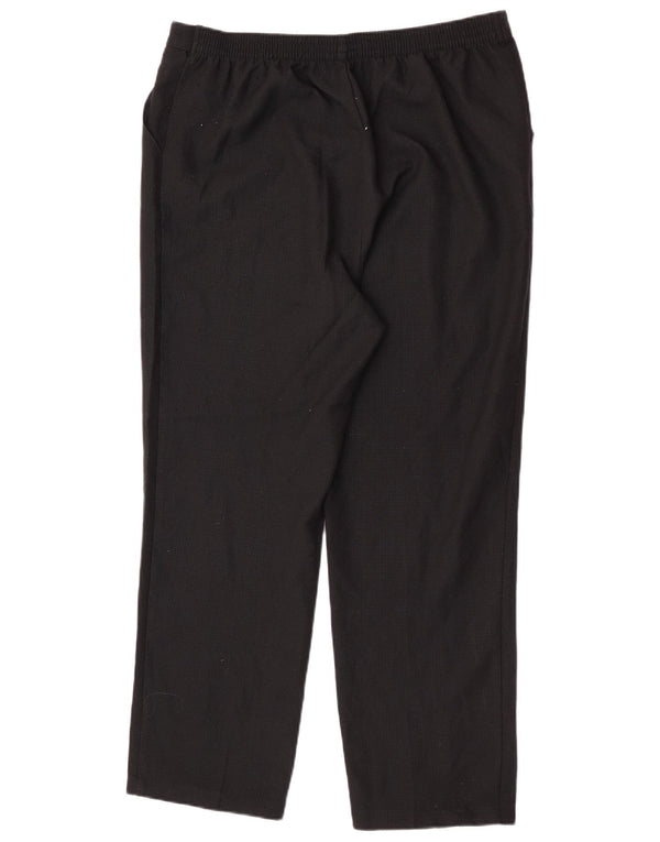 Marks & Spencer Damen Tapered Freizeithose UK 16 Large W34 L29 Schwarz