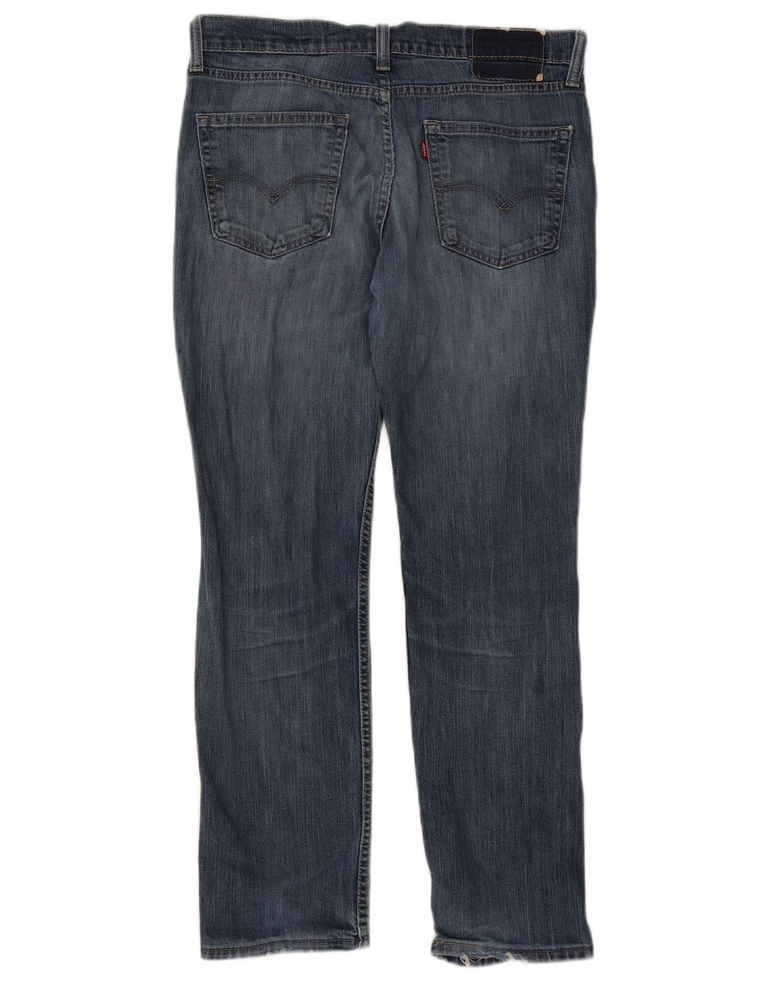 Levi's Herren Straight Jeans W32 L30 Blaue Baumwolle
