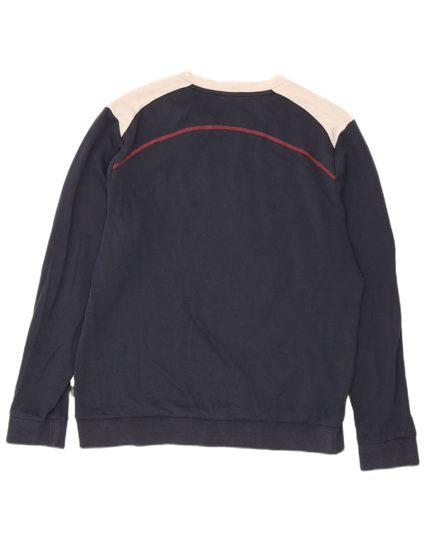 Hugo Boss Damen-Sweatshirt mit Grafik, UK 18, XL, Marineblau, Farbblock