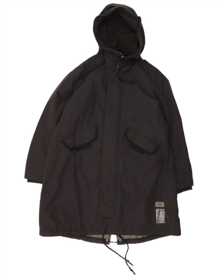 G-Star Herren-Parka mit Kapuze, UK 42, XL, Schwarz, Polyester