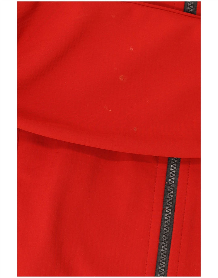 Jack Wolfskin Herren-Trainingsanzug-Top-Jacke, UK 40/42, großes rotes Polyester