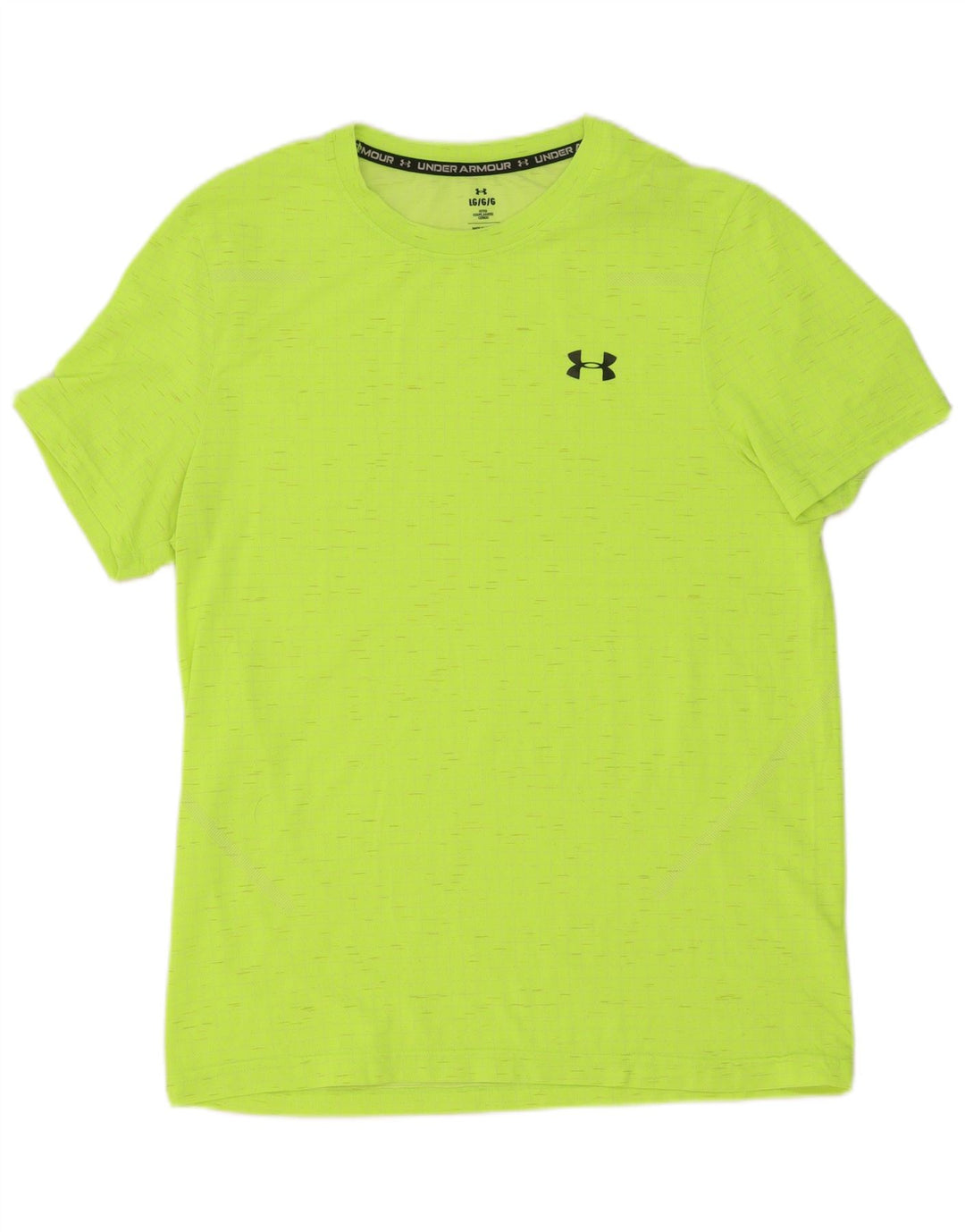 Under Armour Herren-T-Shirt mit tailliertem Schnitt, groß, gelb meliert