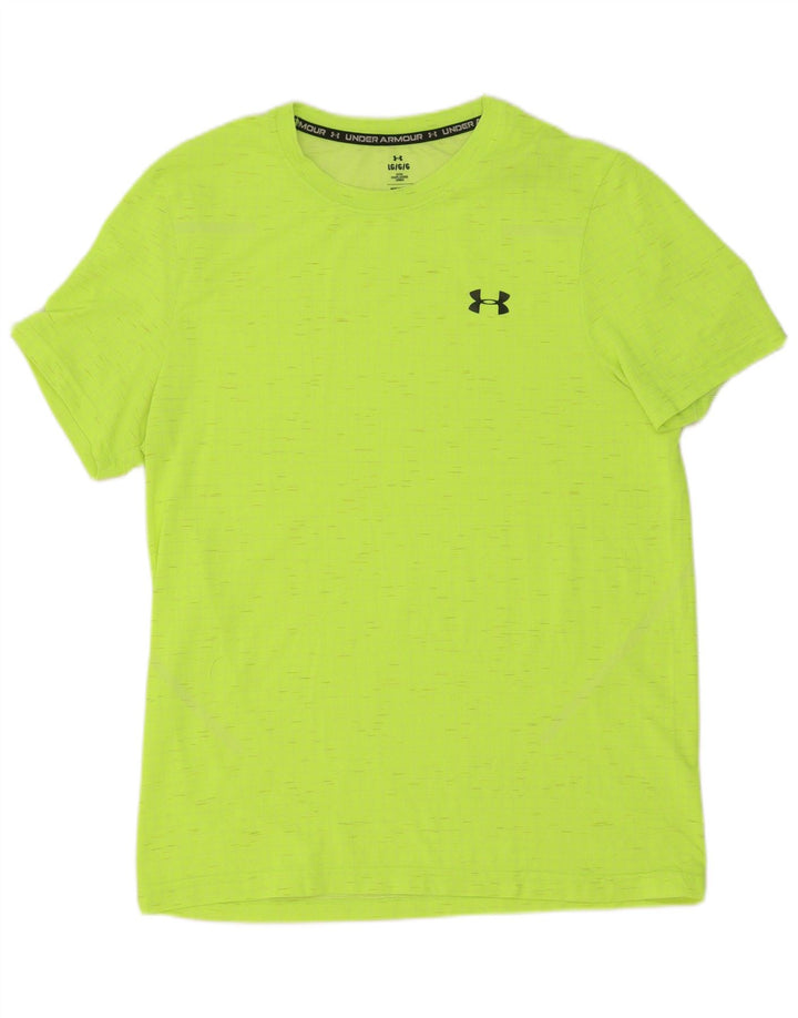 Under Armour Herren-T-Shirt mit tailliertem Schnitt, groß, gelb meliert