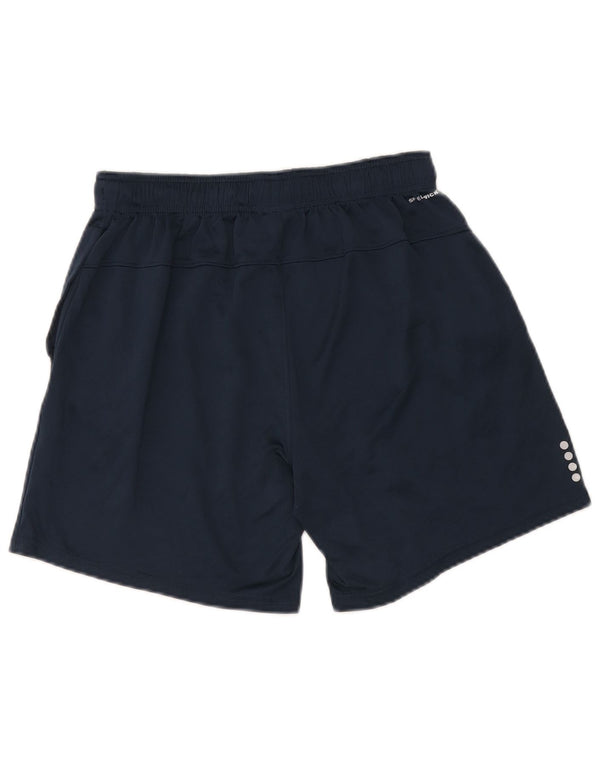 Reebok Herren Sportshorts Medium Marineblau Polyester
