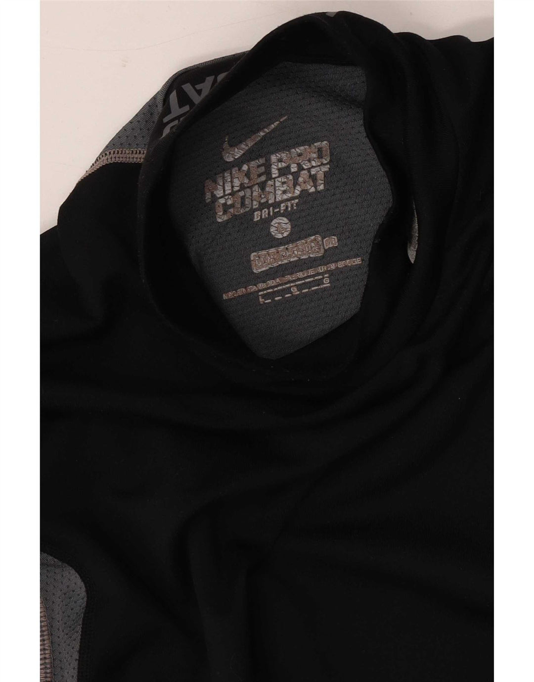 Nike Herren-Kompressionsoberteil mit langen Ärmeln, groß, Schwarz, Farbblock