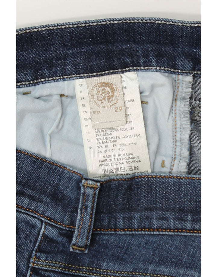 Diesel Damen Slim Jeans W29 L29 Blaue Baumwolle