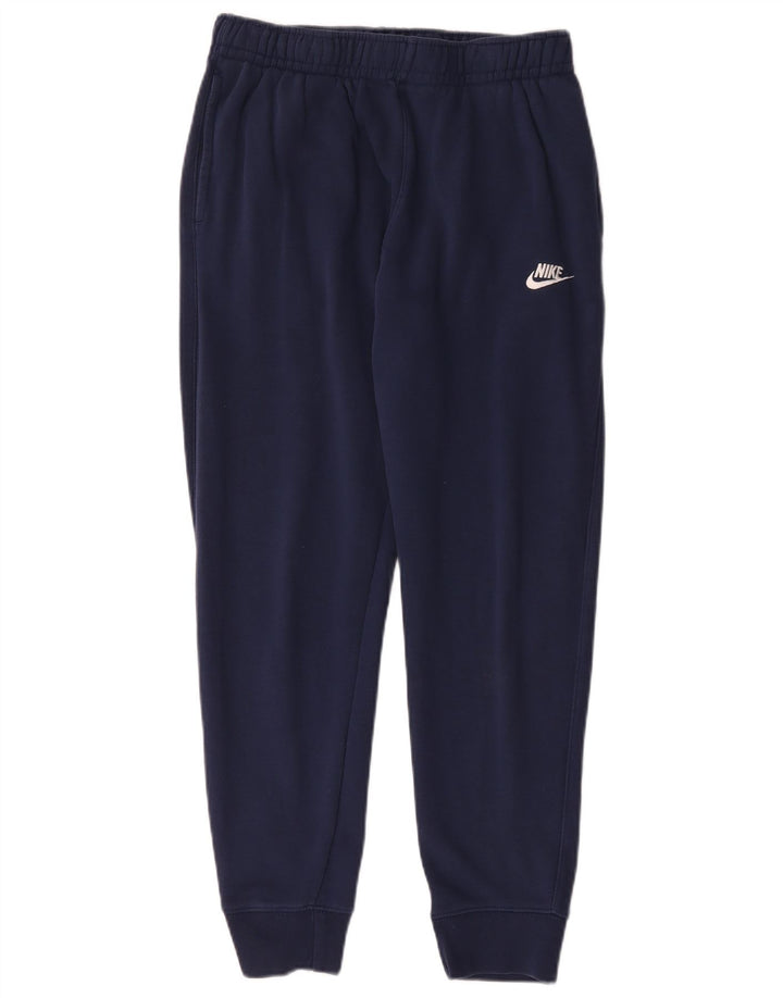 Nike Herren-Trainingshose, Jogginghose, Baumwolle, mittelblau, Marineblau