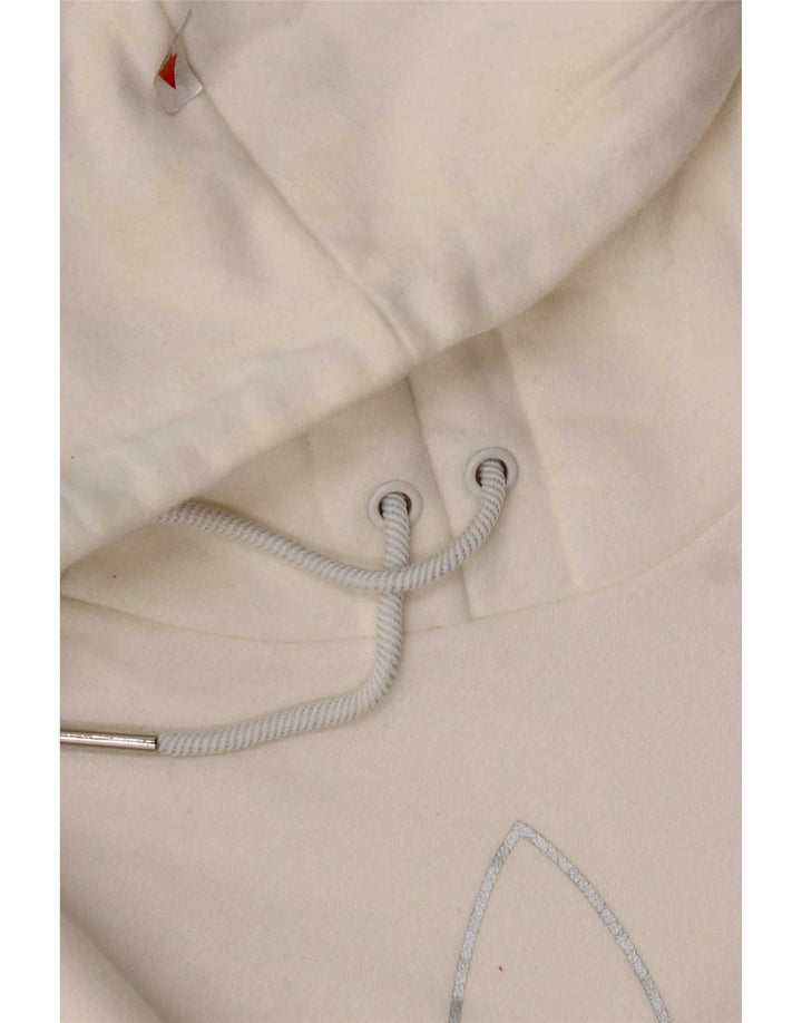 Adidas Damen Graphic Hoodie Pullover IT 44 Mittelweiß