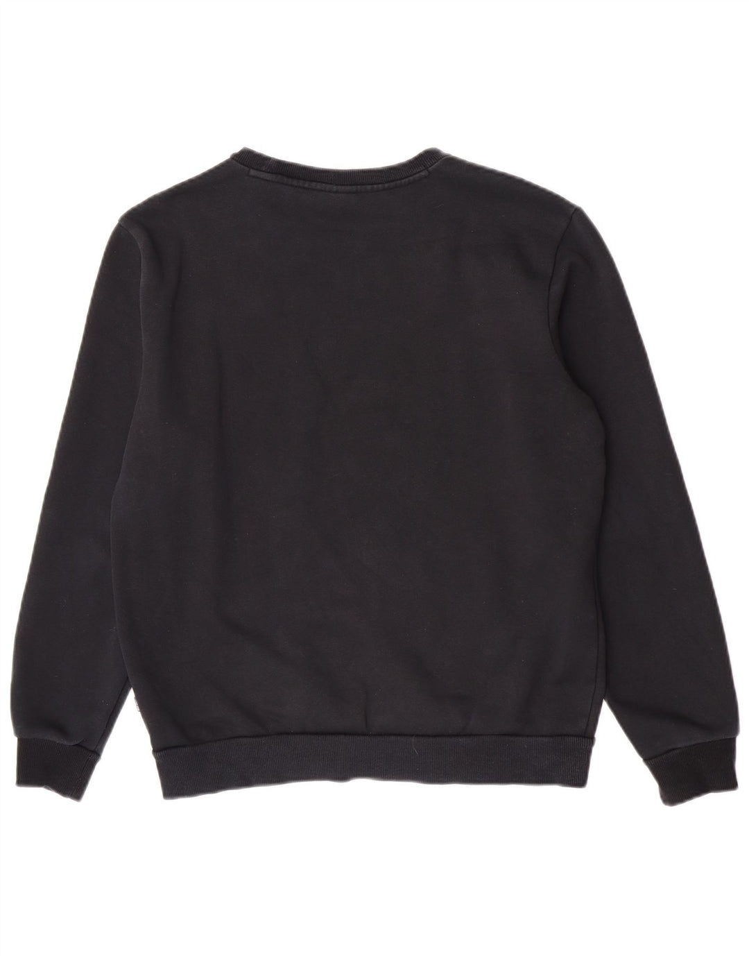 Puma Herren Grafik-Sweatshirt-Pullover aus mittelschwarzer Baumwolle
