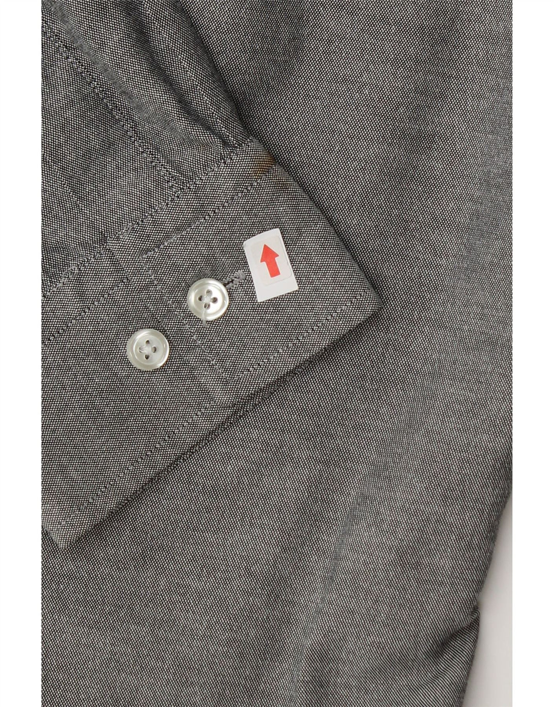 Penguin Herren-Slim-Fit-Hemd, groß, aus grauer Baumwolle