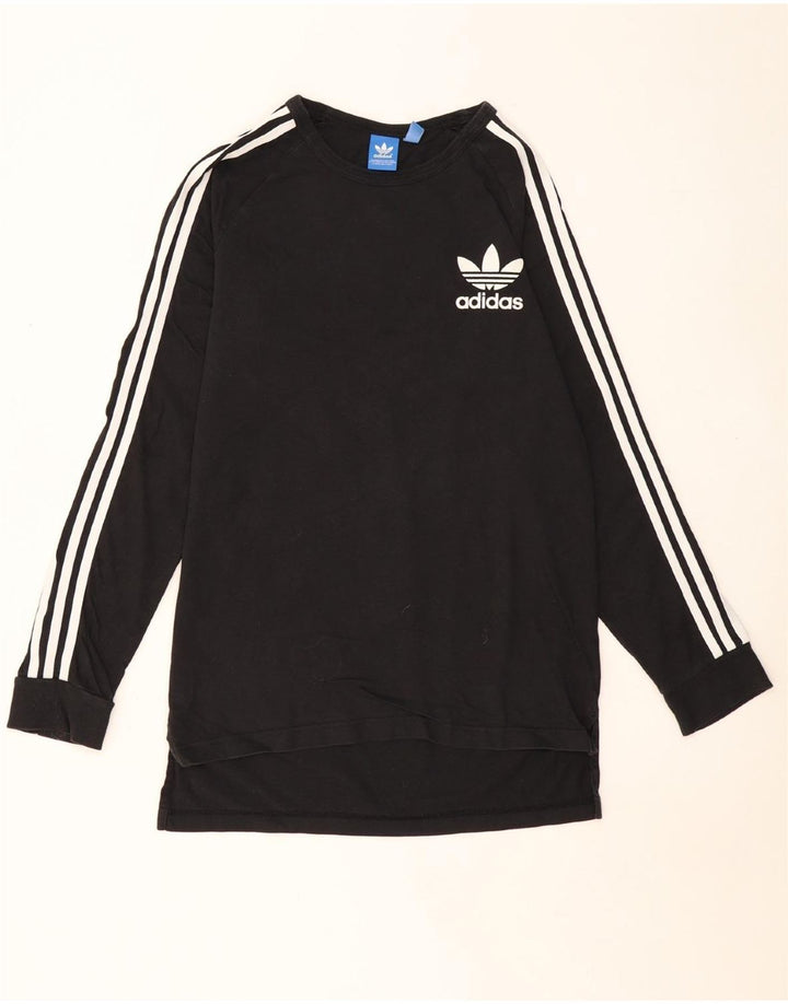 ADIDAS Herren Graphic Top Langarm Mittelschwarz Baumwolle