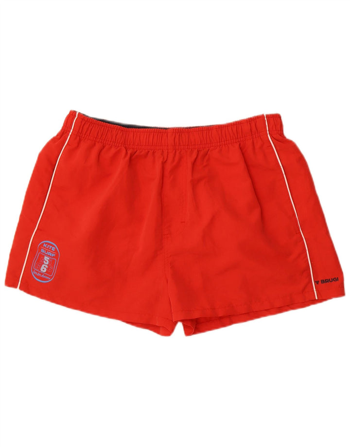 Brugi Herren Badeshorts XL Rot Polyester