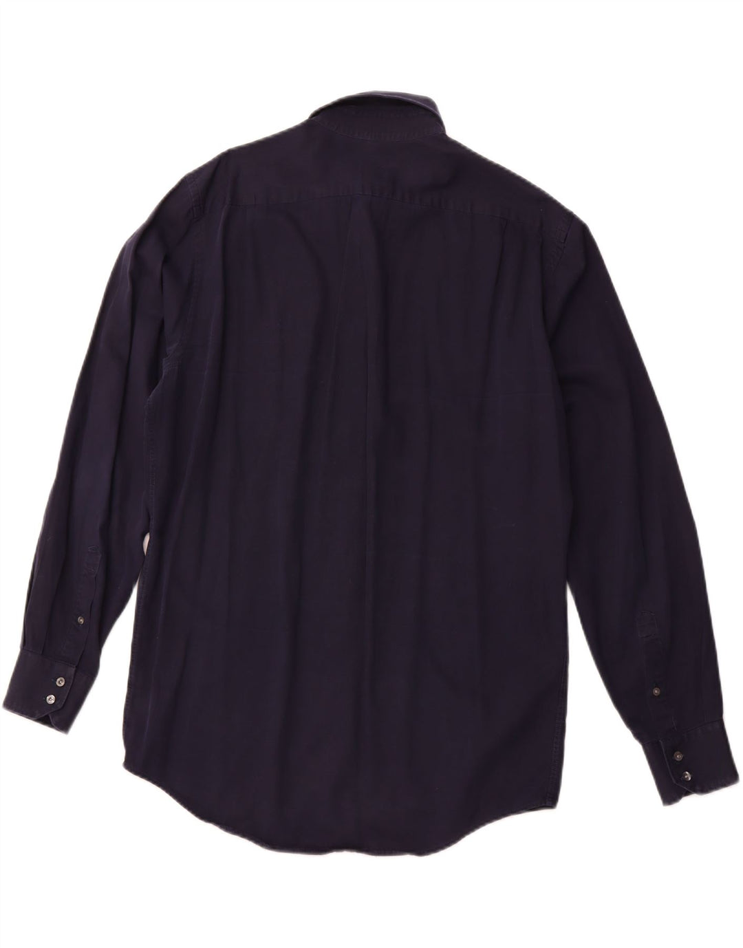 LACOSTE Herren-Hemd mit normaler Passform, Größe 41, mittelmarineblaue Baumwolle