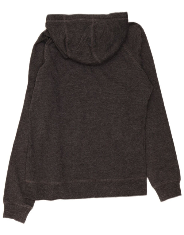 The North Face Womens Graphic Hoodie Pullover UK 14 Mittelgraue Baumwolle