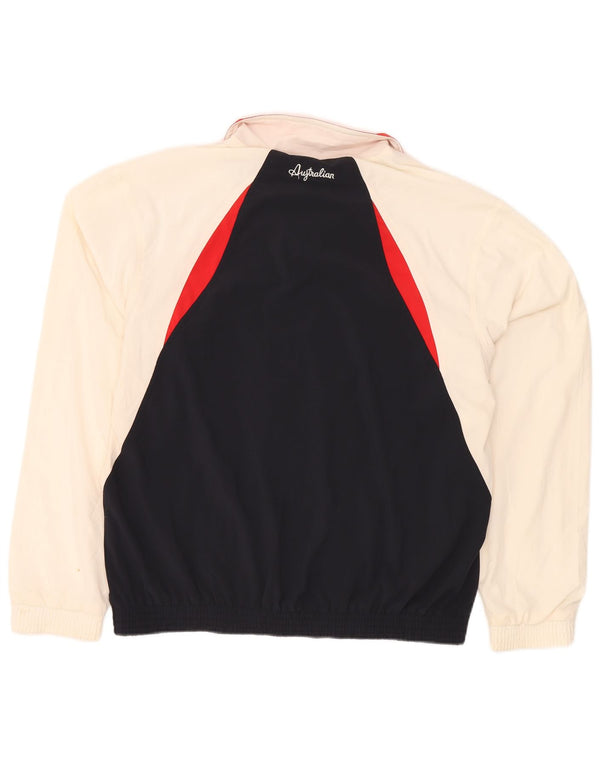 AUSTRALIAN L'ALPINA Mens Tracksuit Top Jacket IT 50 Medium Black