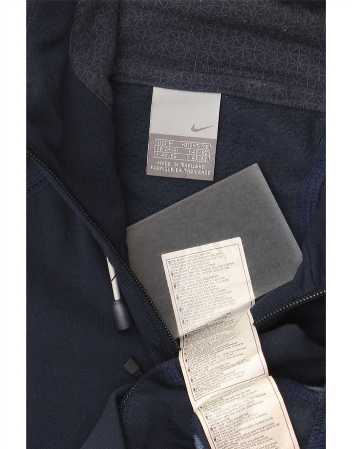 Nike Herren-Trainingsanzug mit Kapuze und grafischem Oberteil, mittelgroß, Marineblau, Farbblock