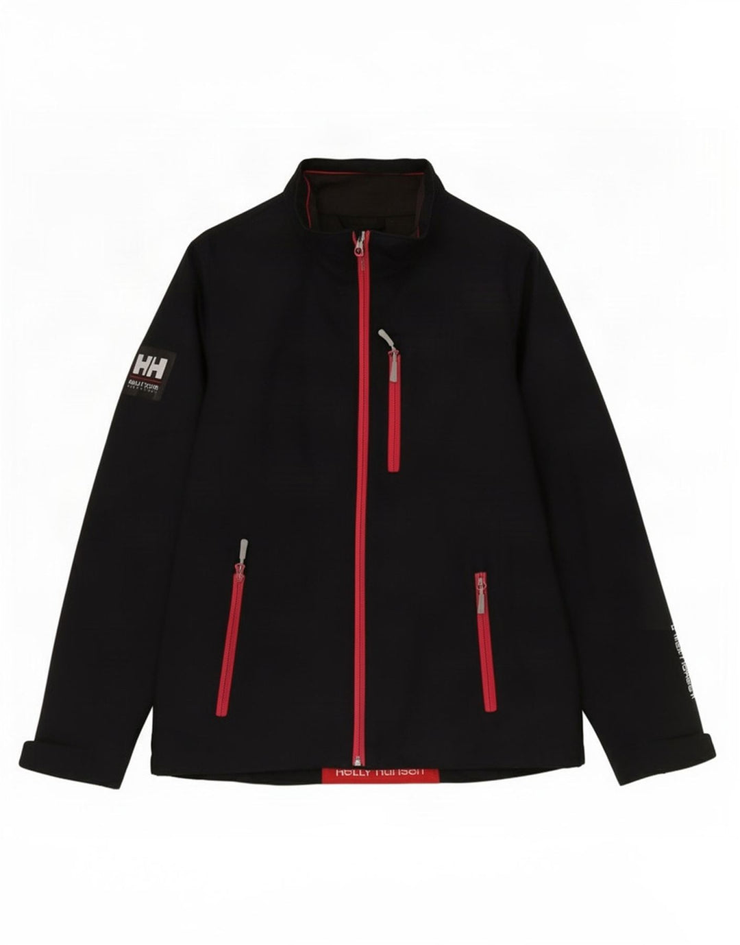 Helly Hansen Damen Graphic Windbreaker Jacke UK 14 Mittelschwarzes Polyester