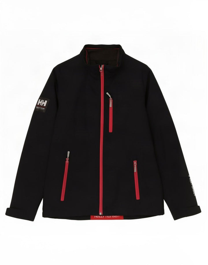 Helly Hansen Damen Graphic Windbreaker Jacke UK 14 Mittelschwarzes Polyester