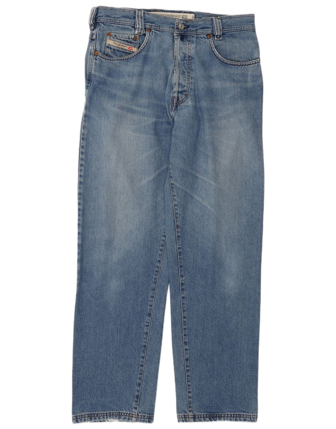 Diesel Herren Straight Jeans W34 L32 Blau