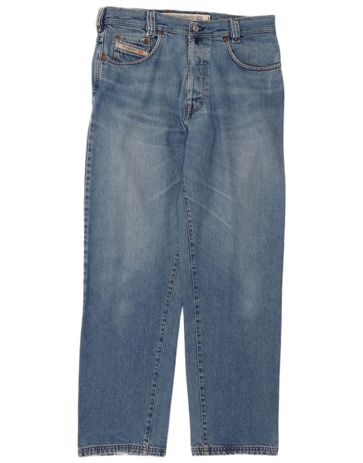 Diesel Herren Straight Jeans W34 L32 Blau