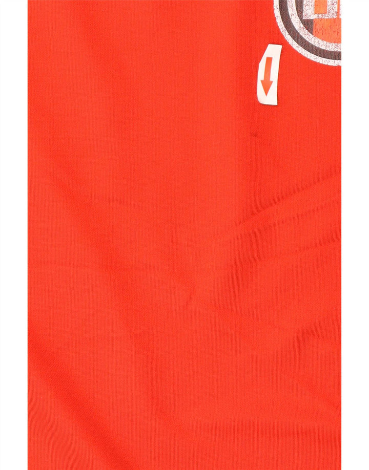 Puma Herren Grafik-T-Shirt-Oberteil, groß, rot, Farbblock