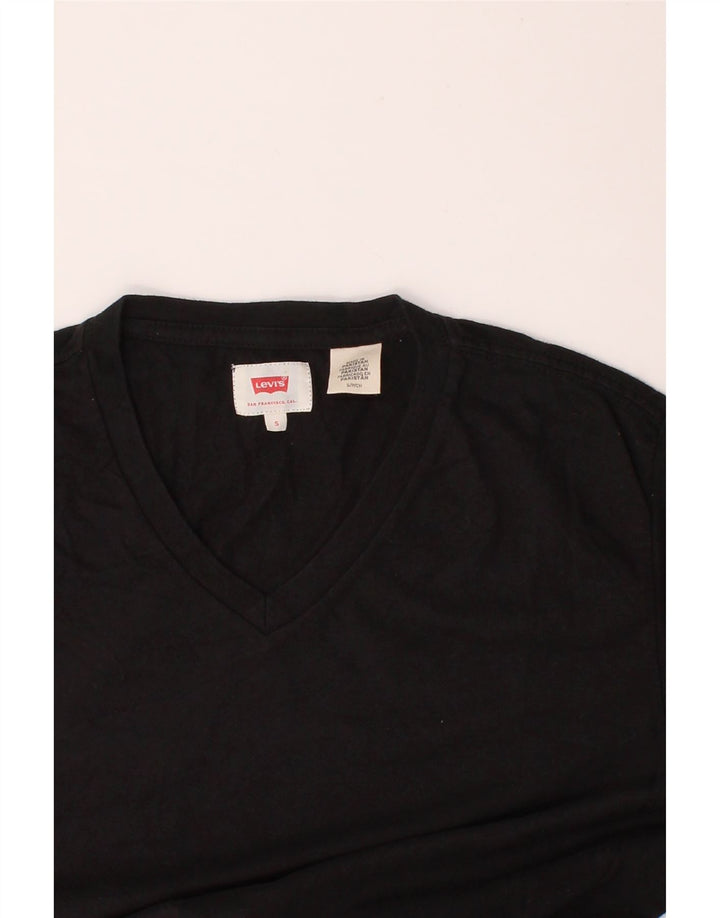 LEVI'S Mens T-Shirt Top Small Black Vintage Levi's and Second-Hand Levi's from Messina Hembry 