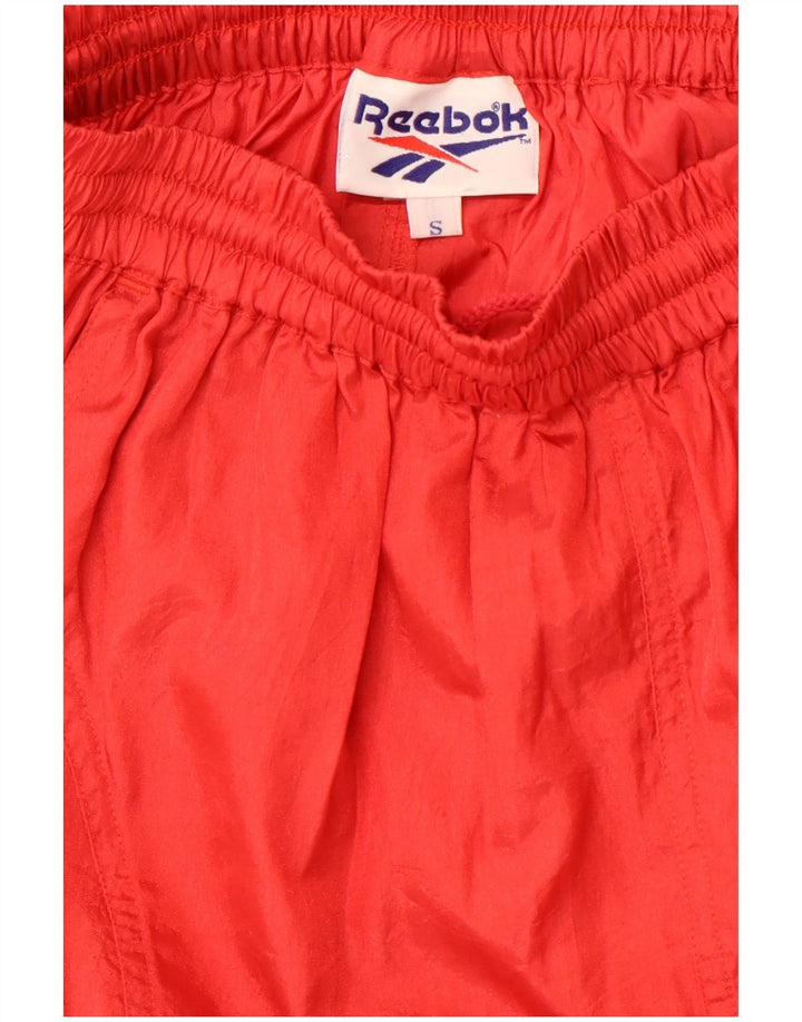 REEBOK Damen Sportshorts UK 10 Small Rotes Nylon