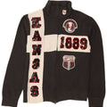 Lee Womens Kansas Trainingsanzug-Oberteiljacke UK 12 Mittelgrauer Farbblock
