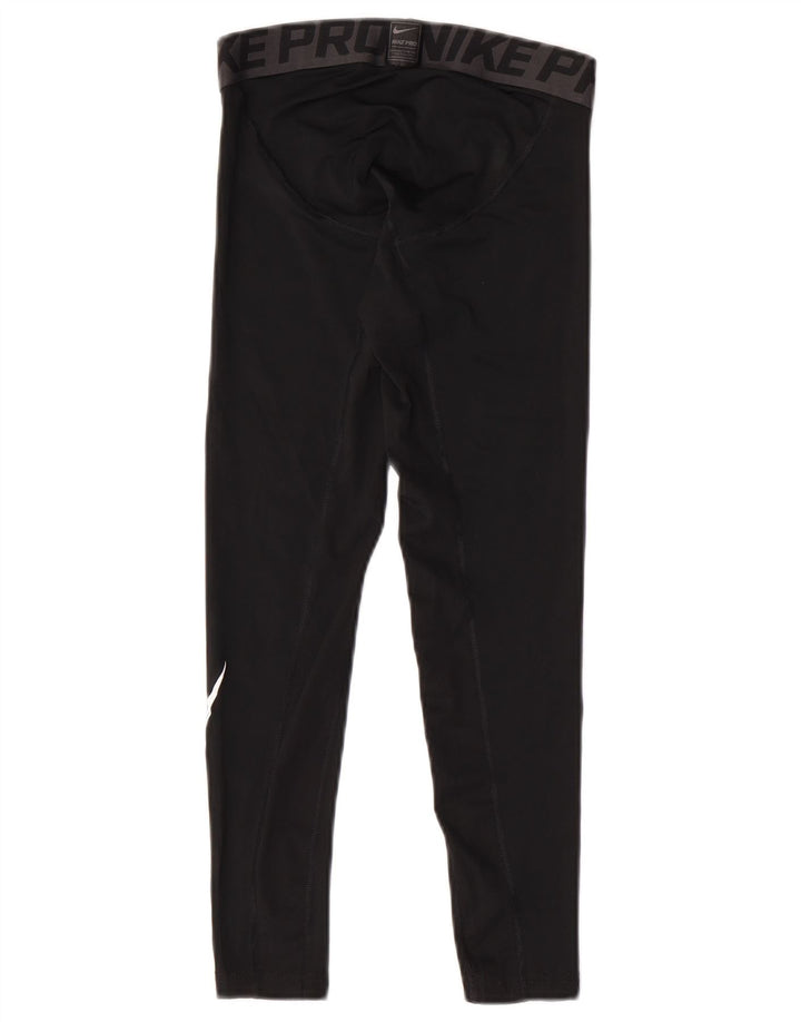 Nike Kompressions-Grafik-Leggings für Jungen, 10–11 Jahre, mittelgroßes schwarzes Polyester