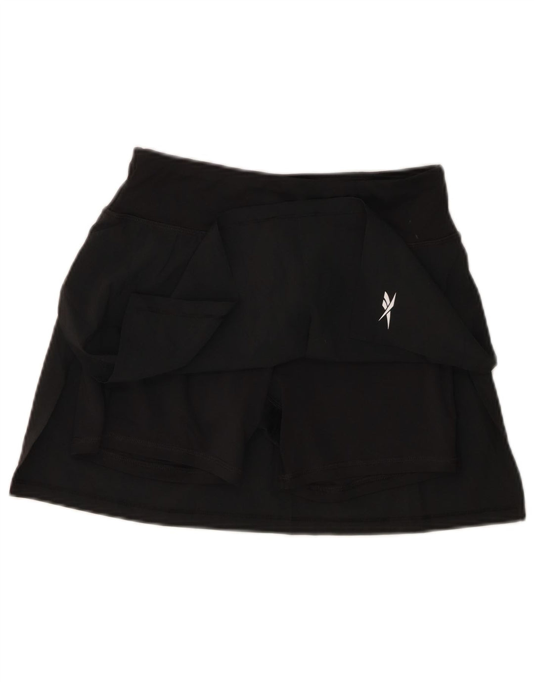 Reebok Damen Skort UK 14 Medium Schwarz Polyester