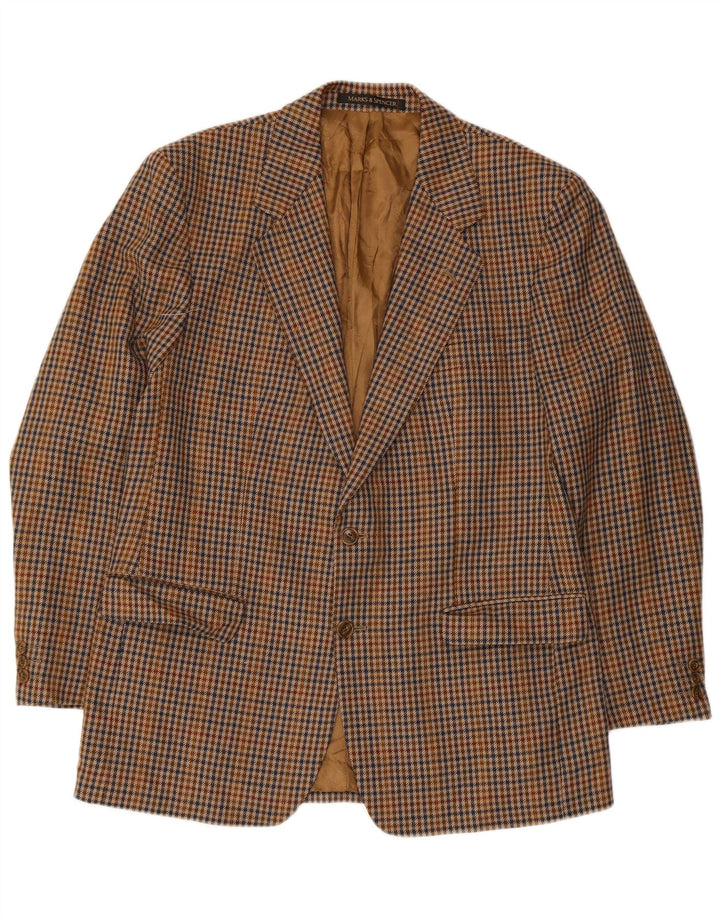 Marks & Spencer Herren St. Michael Blazer Jacke UK 42 Large Braun
