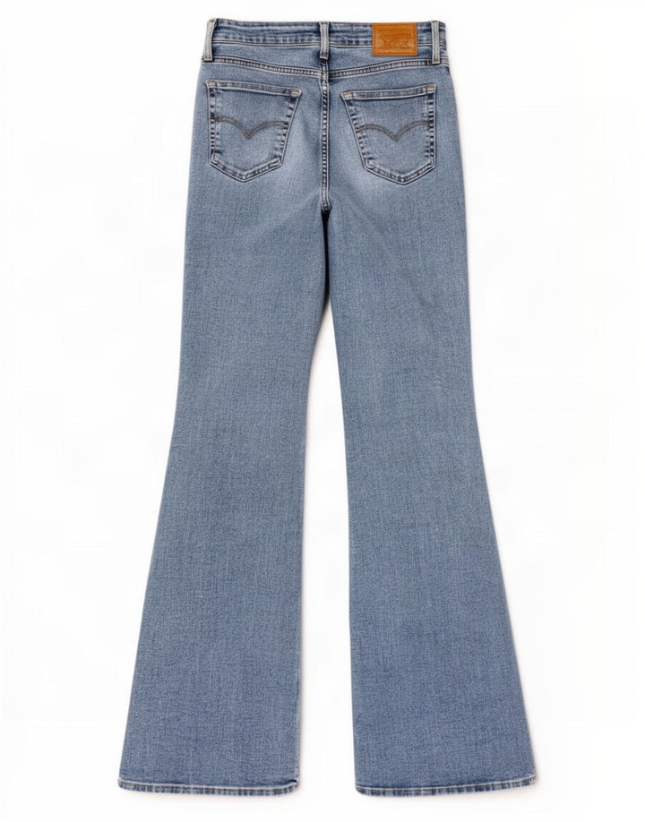 Levi's Damen 726 Flared Jeans W27 L34 Blaue Baumwolle