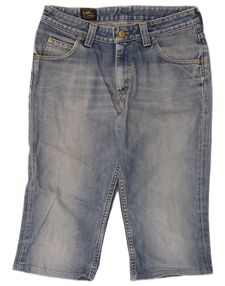 Lee Herren Felton Denim Shorts W30 Mittelblaue Baumwolle
