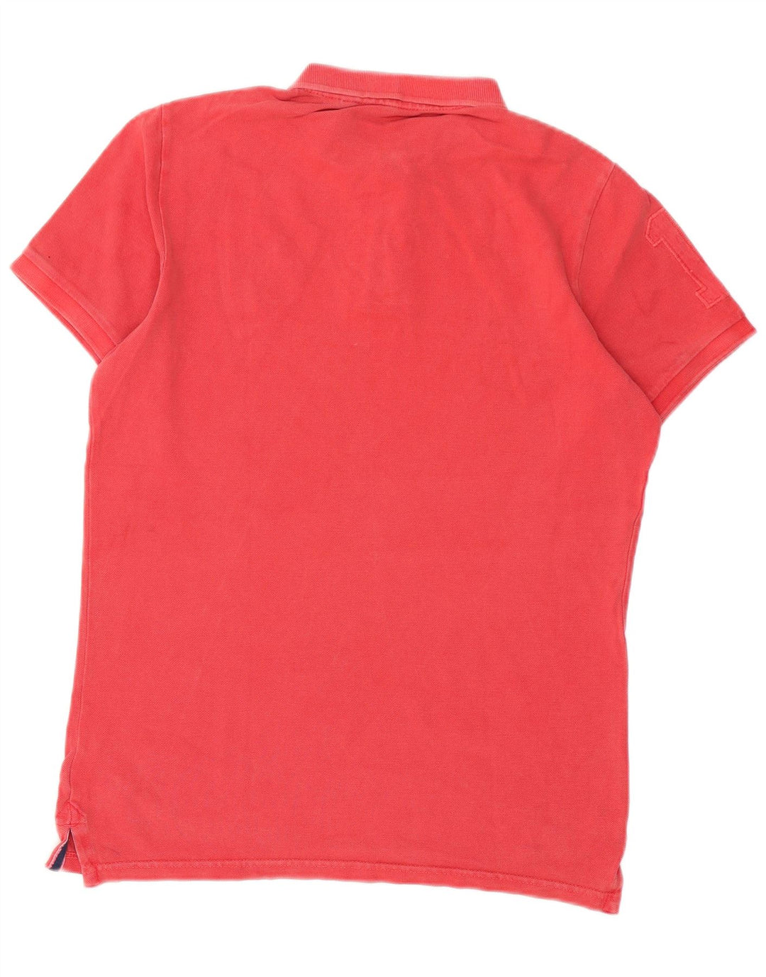 Superdry Herren-Poloshirt aus mittelroter Baumwolle