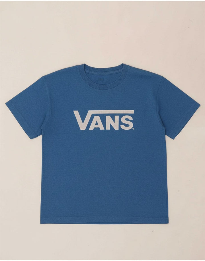 VANS Womens Graphic T-Shirt Top UK 14 Large Blue