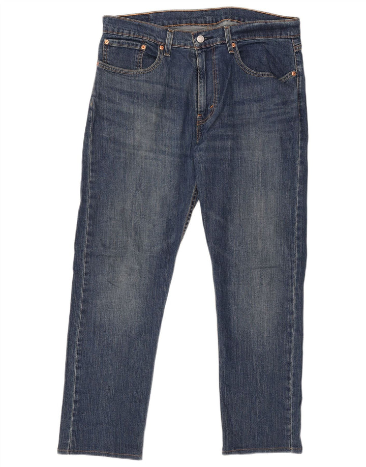 Levi's Herren 502 Tapered Jeans W36 L29 Blaue Baumwolle