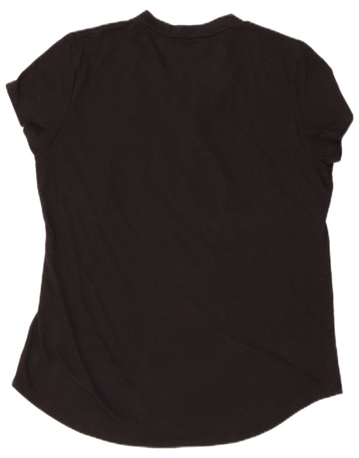 NFL New Orleans Saints Grafik-T-Shirt für Damen, UK 16, Größe L, Schwarz, Baumwolle