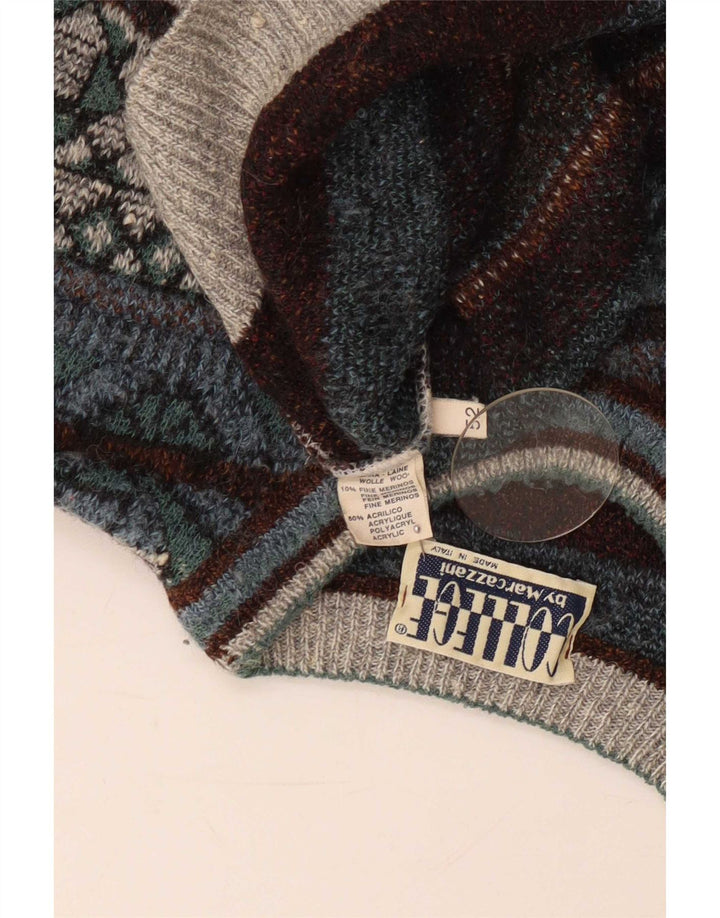 College By Marcazzani Herren-Pullover mit Rundhalsausschnitt, IT 52, Größe L, mehrfarbig