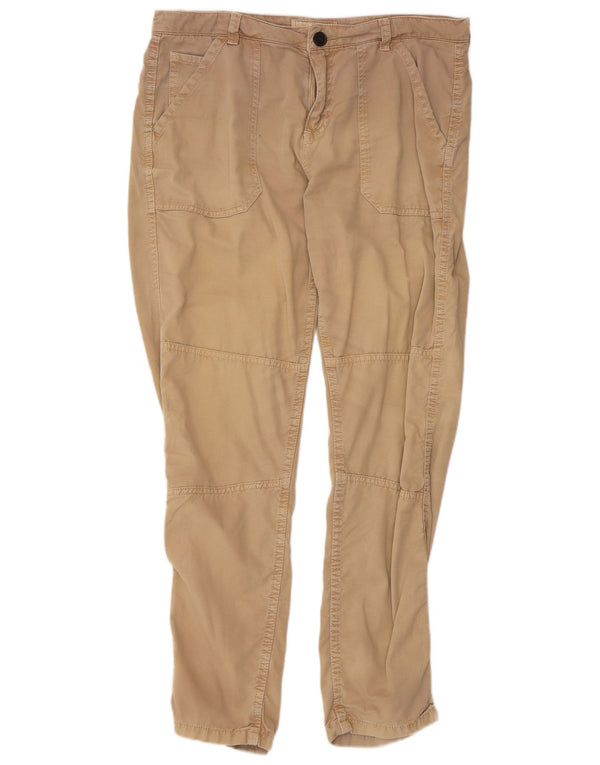Fat Face Damen Freizeithose UK 12 Medium W34 L29 Beige Baumwolle