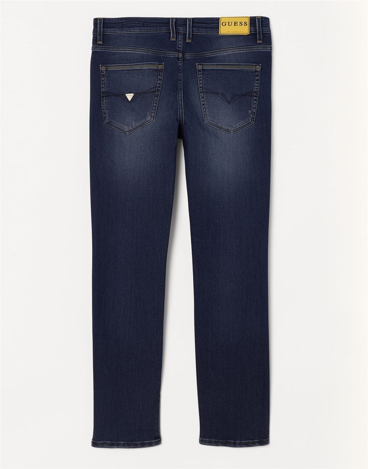 Guess Herren Distressed Slim Jeans W32 L33 Blaue Viskose