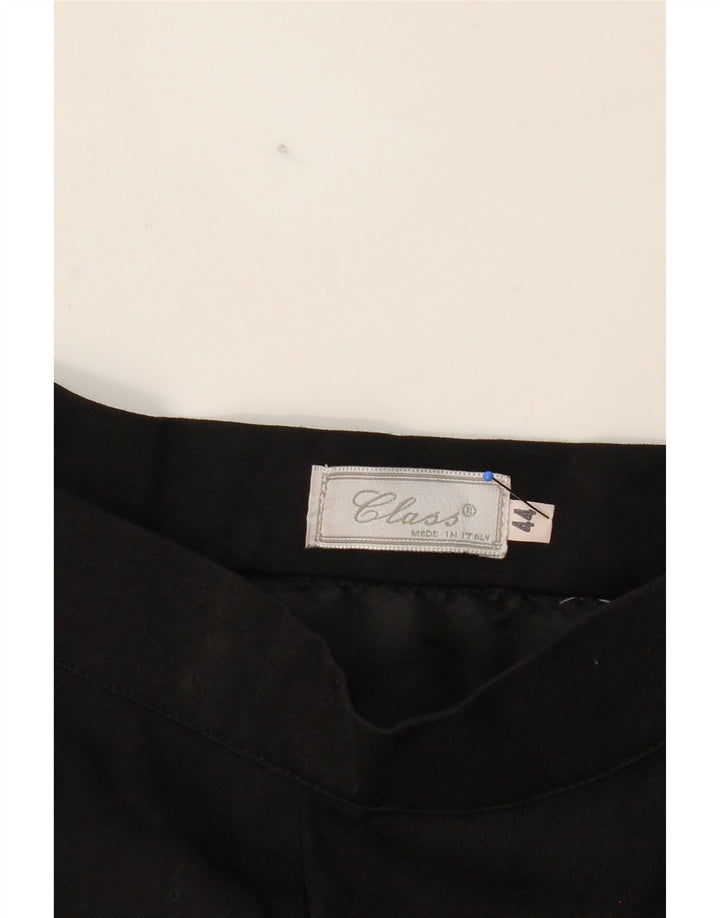 CLASS Womens A-Line Skirt IT 44 Medium W28 Black Vintage Class and Second-Hand Class from Messina Hembry 