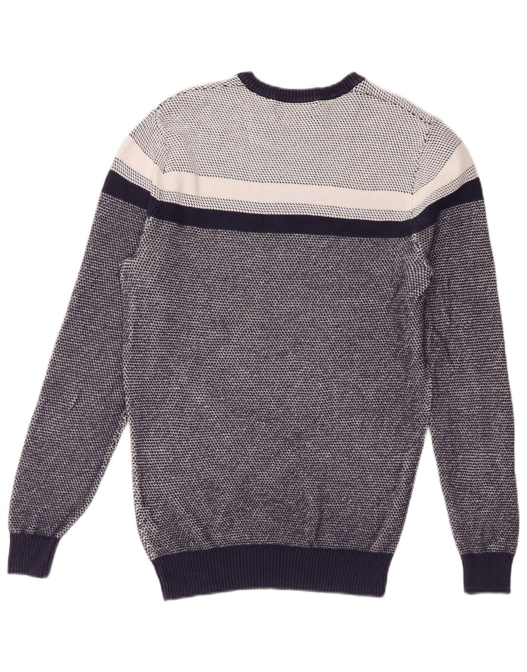 Marks & Spencer Herren Blue Harbour Pullover mit Rundhalsausschnitt, Größe S, Marineblau