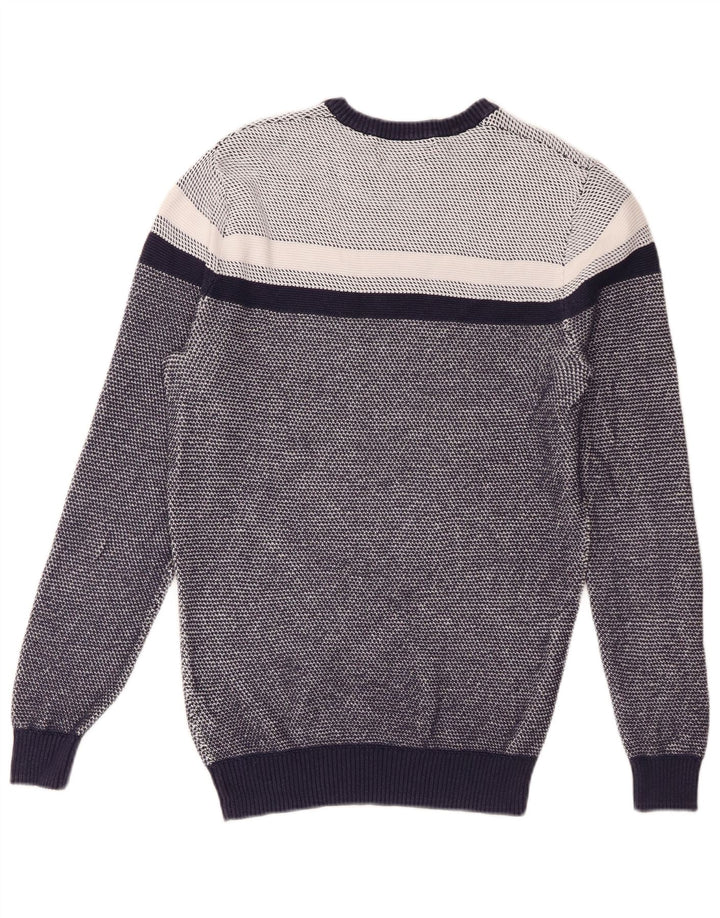 Marks & Spencer Herren Blue Harbour Pullover mit Rundhalsausschnitt, Größe S, Marineblau