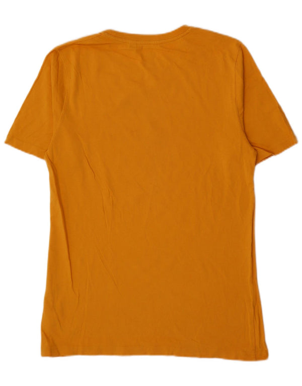 Timberland Grafik-T-Shirt-Oberteil für Jungen, 15–16 Jahre, mittelgelbe Baumwolle