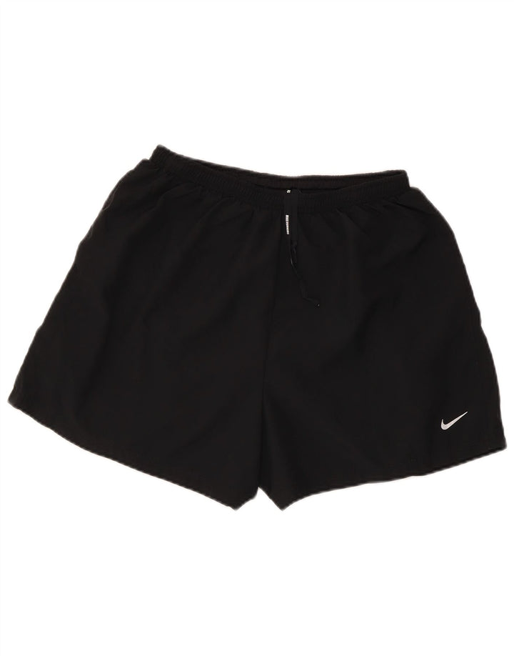 Nike Damen Regular Sport Shorts UK 12 Medium Schwarz