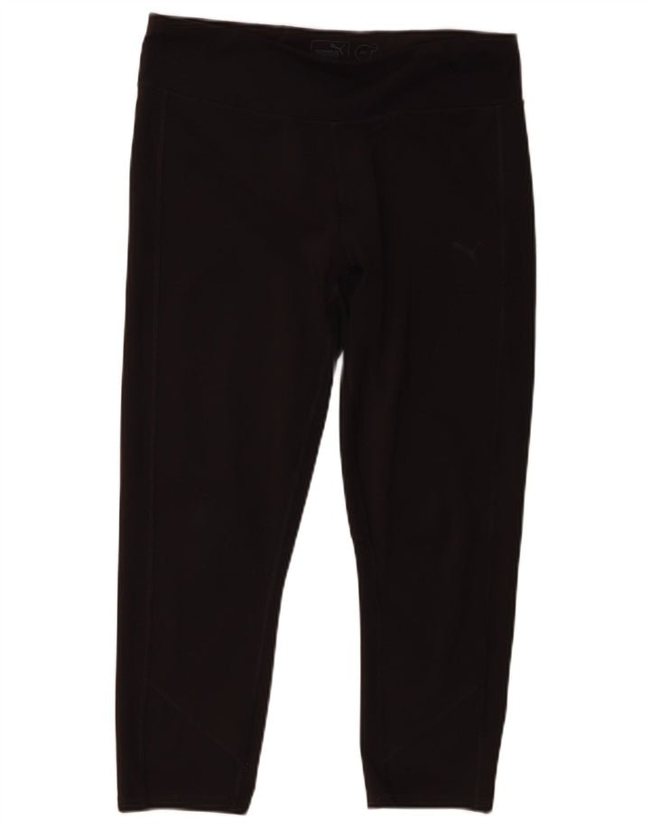 Puma Damen Capri-Leggings UK 16 Large Schwarz