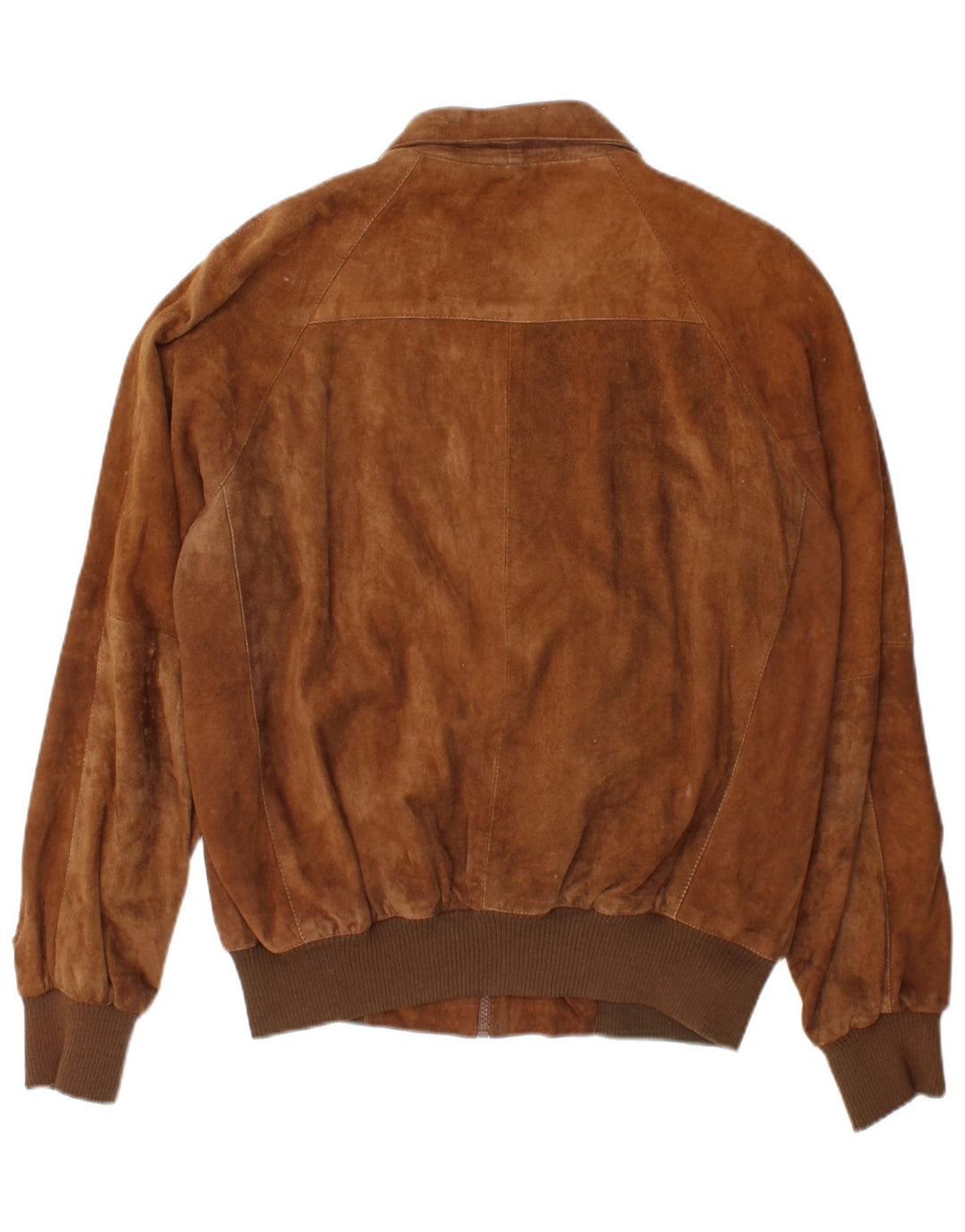 Vintage Herren Wildleder Bomberjacke IT 50 Large Braun