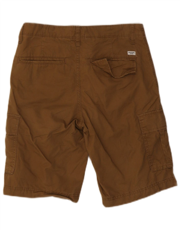 Jack & Jones Herren Cargoshorts XS W30 Khaki Baumwolle